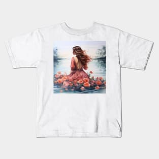 Garden Mermaid Kids T-Shirt
